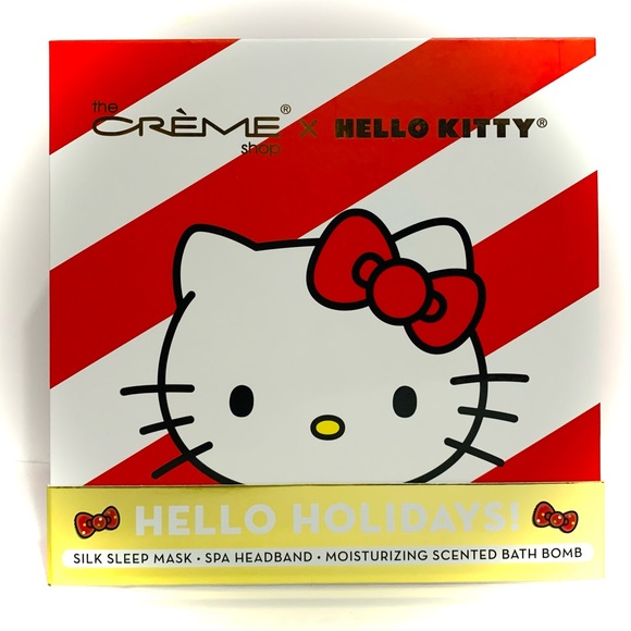 HELLO KITTY "HELLO HOLIDAYS"- 2 x Boxed Spa Gift Set - Picture 2 of 6